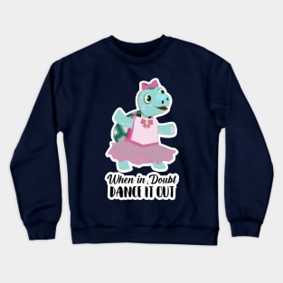 Dancing Turtle Dance it out Crewneck Sweatshirt